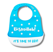 Load image into Gallery viewer, bismillah silicone food catcher bib