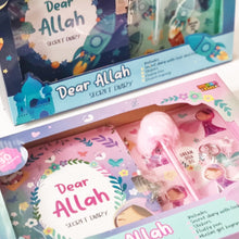 Load image into Gallery viewer, dear allah secret diary gift set islamic kids
