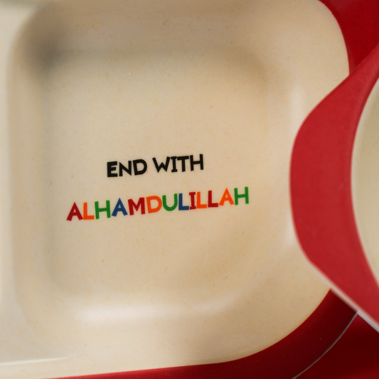 Arabic Alphabet Tableware set (5pcs)
