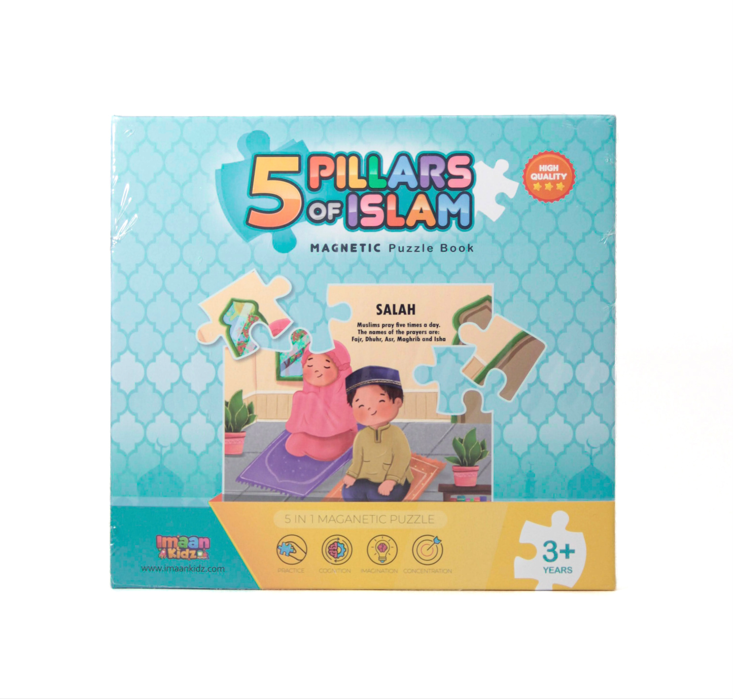 Magnetic puzzle book