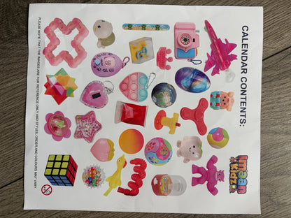 Ramadan Fidget Countdown Calendar - Pink