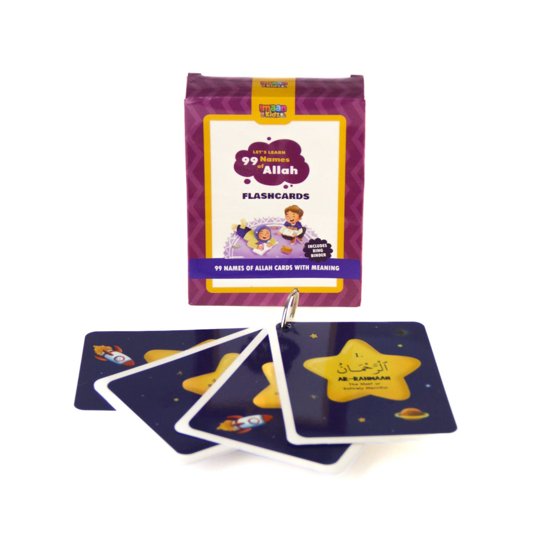 Lets Learn 99 Names of Allah - Flashcards