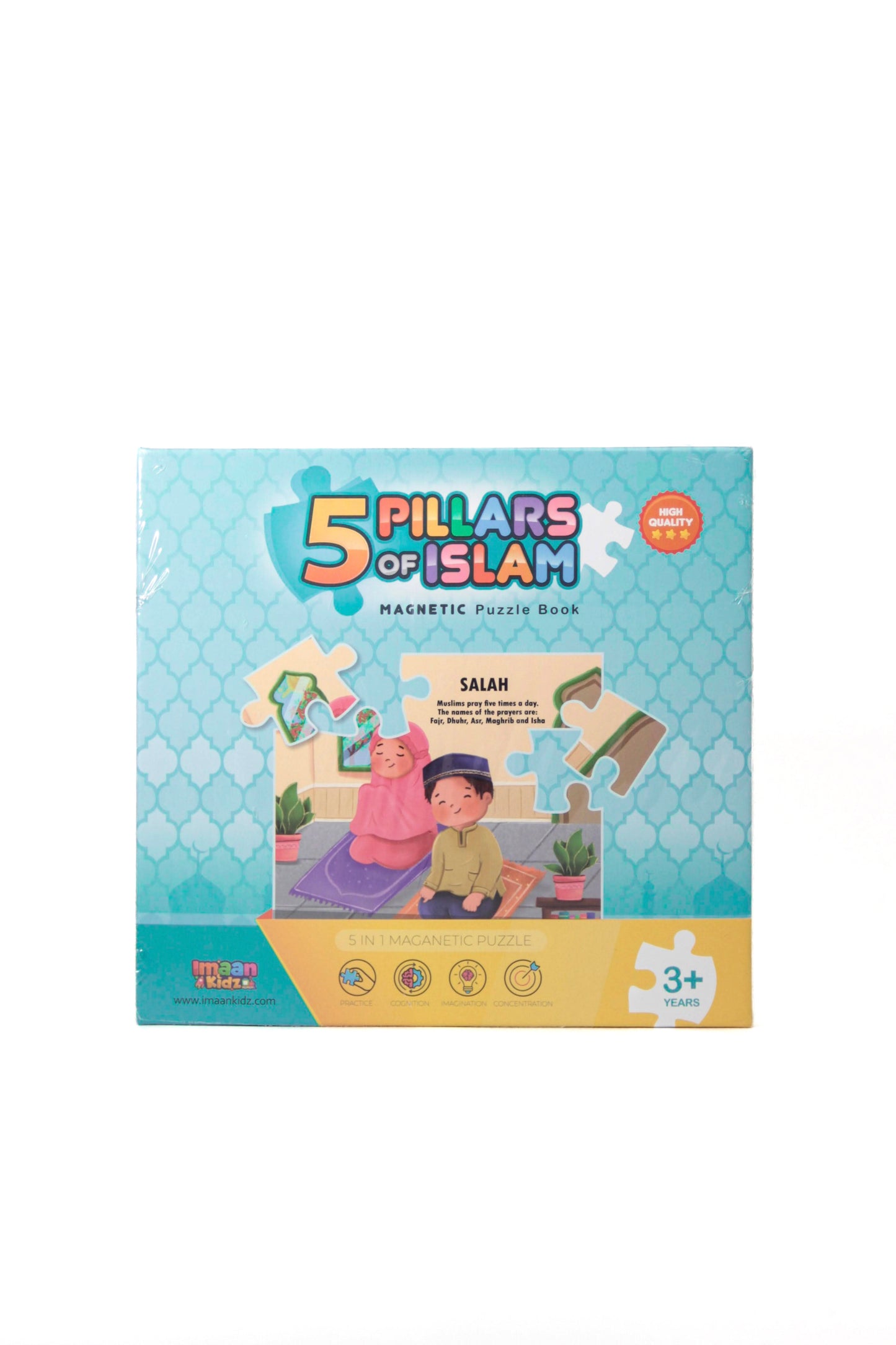 Magnetic puzzle book