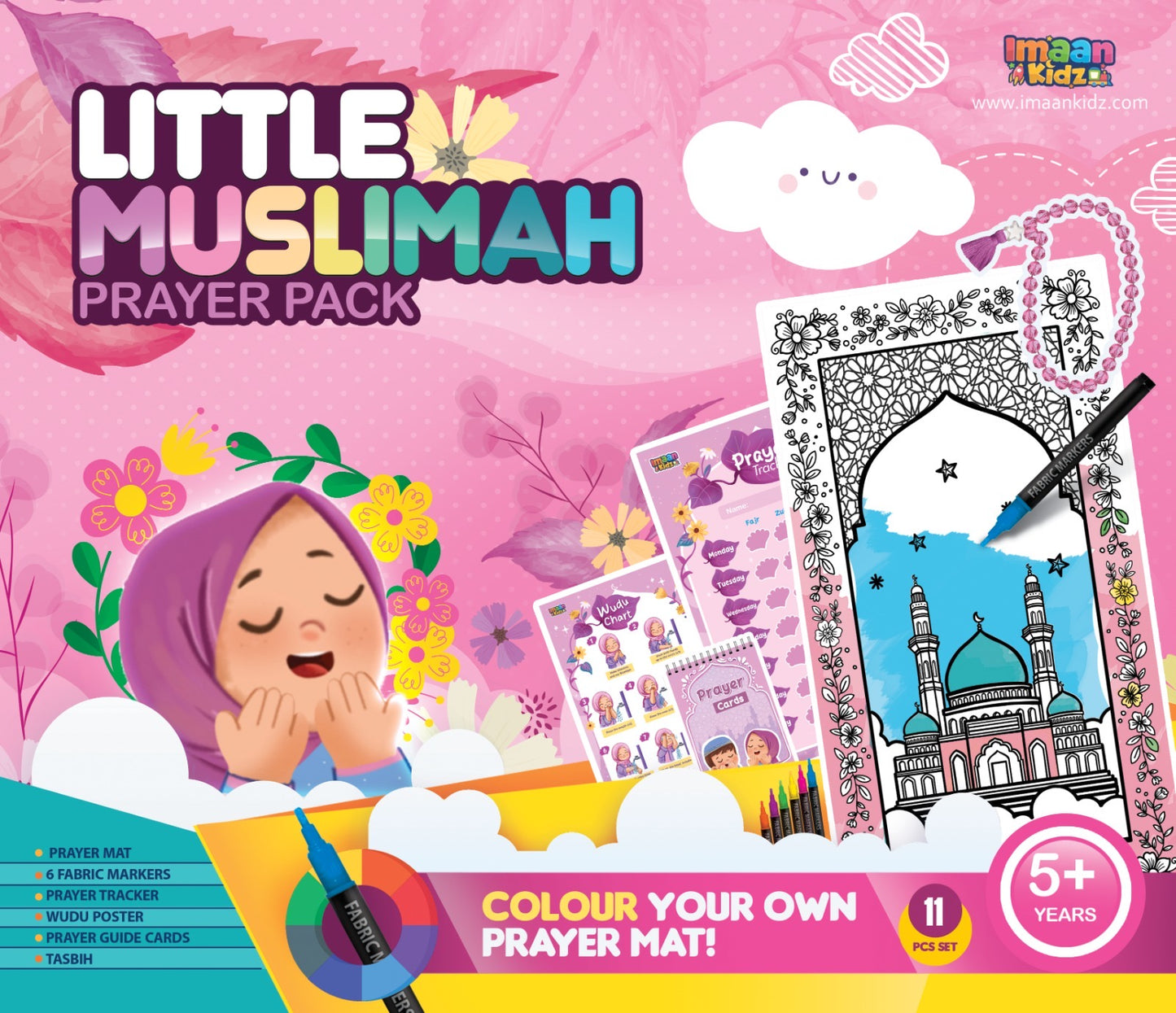 Little Muslimah prayer pack - Pink