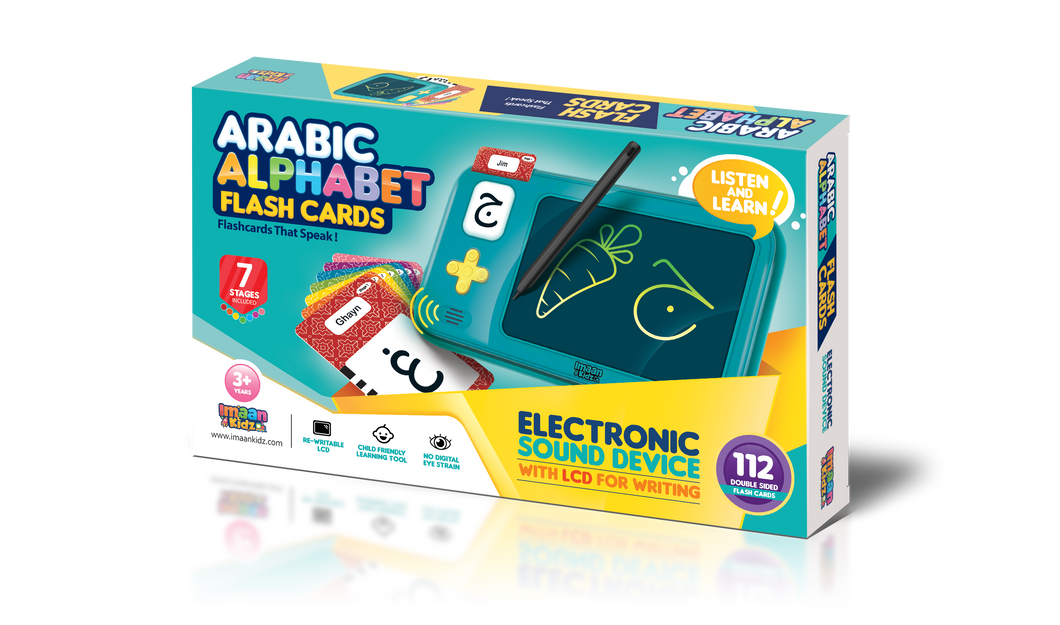 Arabic Alphabet Talking Flashcards (with LCD screen)