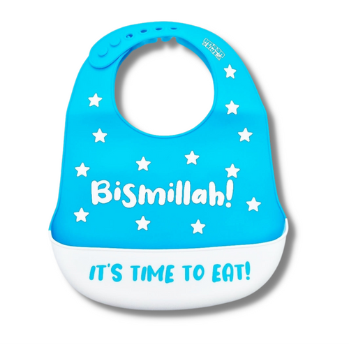 bismillah silicone food catcher bib 