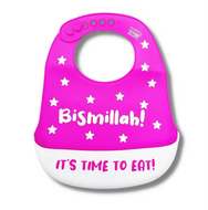 bismillah silicone food catcher bib