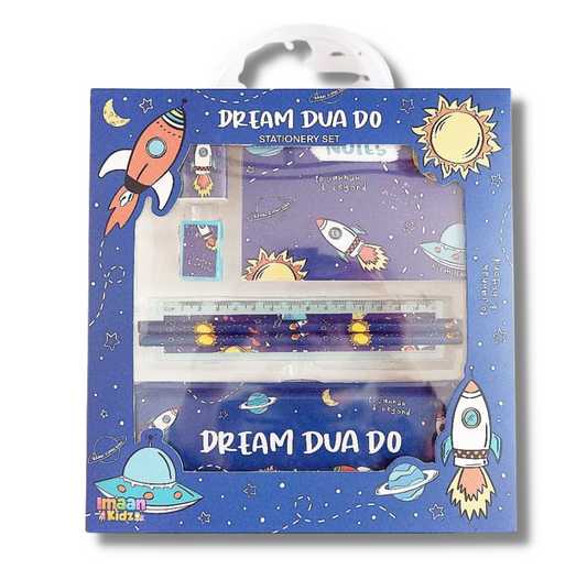 Dream Dua Do Stationery Set - Rocket theme