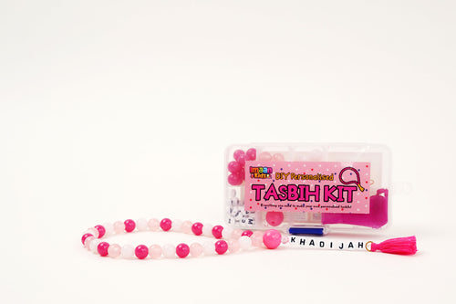 personalised gift tasbih making kit craft tasbeeh prayer beads gift set gifting islamic gift muslim childrens toddler