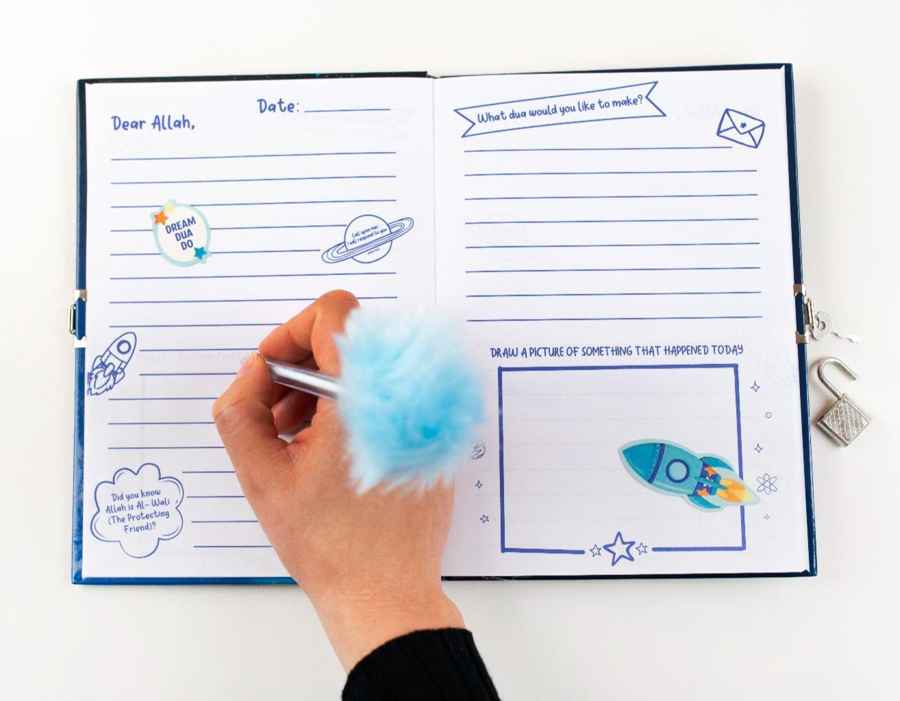 Dear allah secret diary set journal stationery