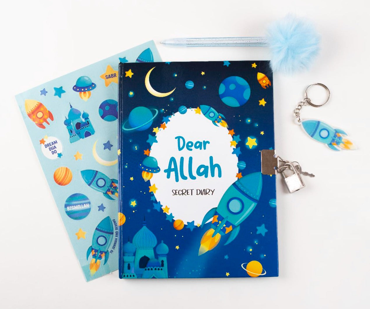Dear allah secret diary set journal stationery