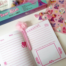 Load image into Gallery viewer, dear allah secret diary gift set islamic kids
