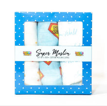 Load image into Gallery viewer, islamic gift salaam world hello world muslins new baby newborn baby blanket childrens super muslim
