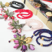 Load image into Gallery viewer, Luxury Handmade Rose Tasbih - Red
