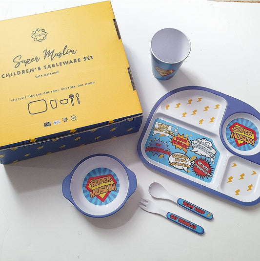 DAMAGED BOX - Super Muslim Tableware set