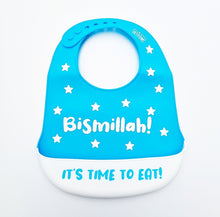 Load image into Gallery viewer, Bismillah bib - 2 pack (Royal Blue + Light Blue)
