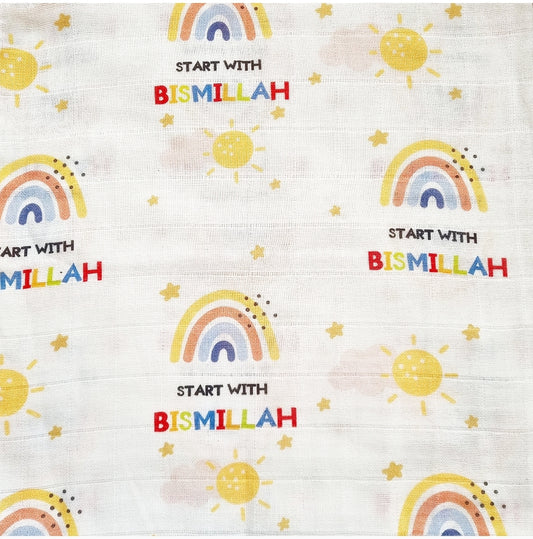 Arabic Alphabet Muslins - 3 Pack