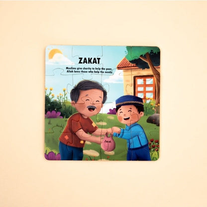 Magnetic puzzle book