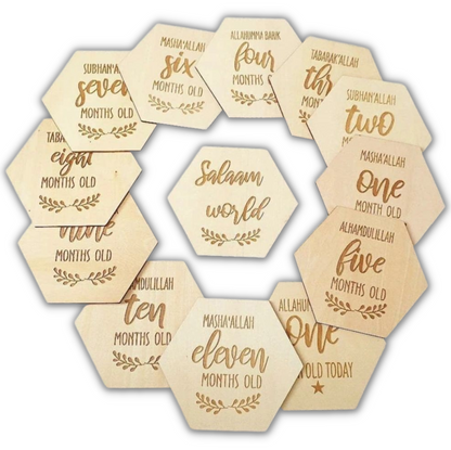 Islamic Wooden Milestone Plaques
